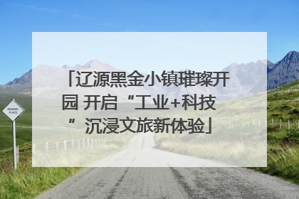辽源黑金小镇璀璨开园 开启“工业+科技”沉浸文旅新体验
