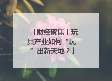 财经聚焦丨玩具产业如何“玩”出新天地？