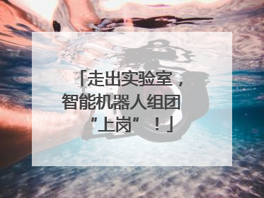 走出实验室，智能机器人组团“上岗”！