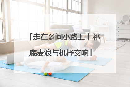 走在乡间小路上丨祁底麦浪与机杼交响