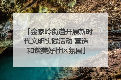 金家岭街道开展新时代文明实践活动 营造和谐美好社区氛围