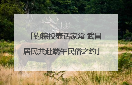 钓粽投壶话家常 武昌居民共赴端午民俗之约