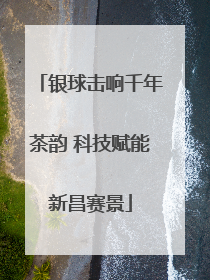 银球击响千年茶韵 科技赋能新昌赛景