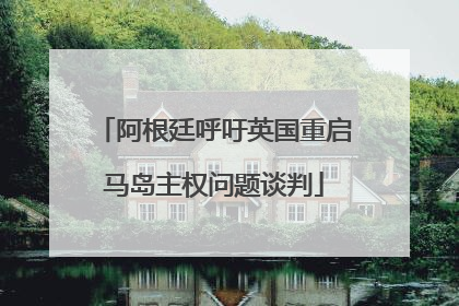 阿根廷呼吁英国重启马岛主权问题谈判