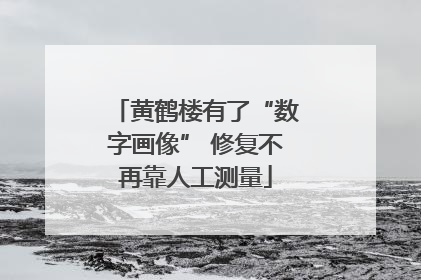 黄鹤楼有了“数字画像” 修复不再靠人工测量