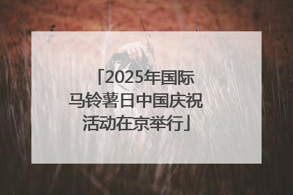2025年国际马铃薯日中国庆祝活动在京举行