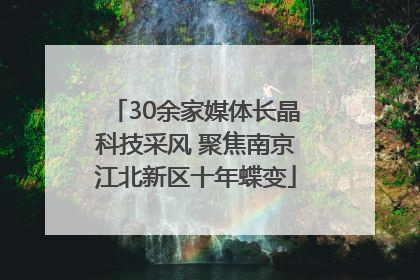 30余家媒体长晶科技采风 聚焦南京江北新区十年蝶变